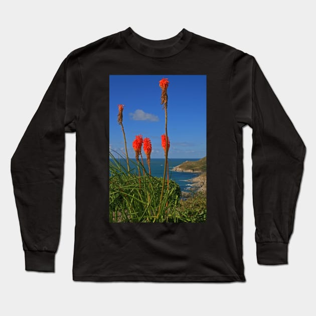 North Devon Coast Long Sleeve T-Shirt by RedHillDigital